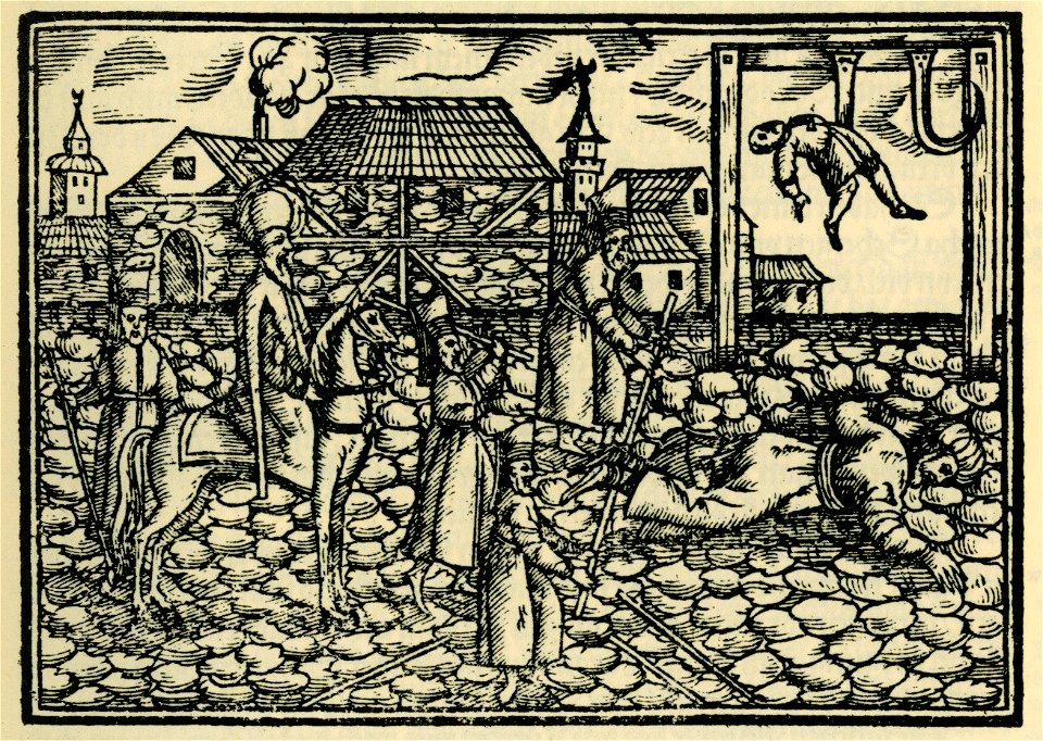 Execution by gaunching - Schweigger Salomon - 1608