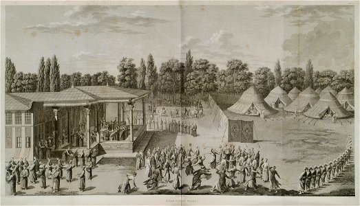 Exercice du Tomak - D'ohsson Mouradgea - 1790
