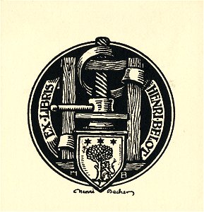 Ex libris Henri Belot