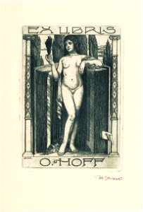Ex libris O Hoff