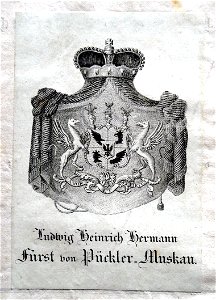 Ex libris Pückler-Muskau