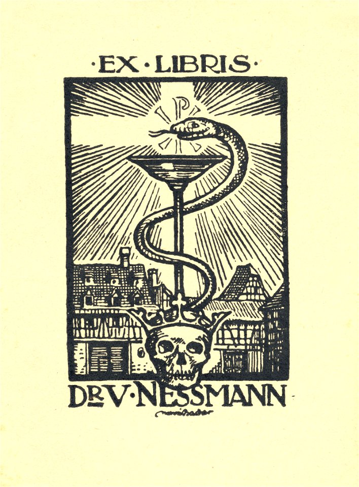 Ex libris V Nessmann 2