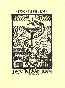 Ex libris V Nessmann 2