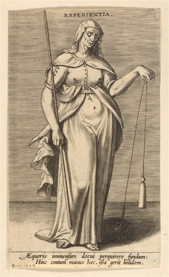 Experientia print by Philip Galle, S.I 1709, Prints Department, Royal Library of Belgium
