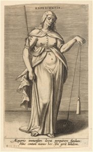 Experientia print by Philip Galle, S.I 1709, Prints Department, Royal Library of Belgium