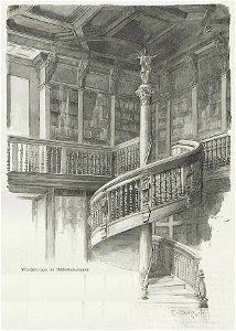 Ewald Thiel - Wendeltreppe im Bibliothekszimmer des Reichstags
