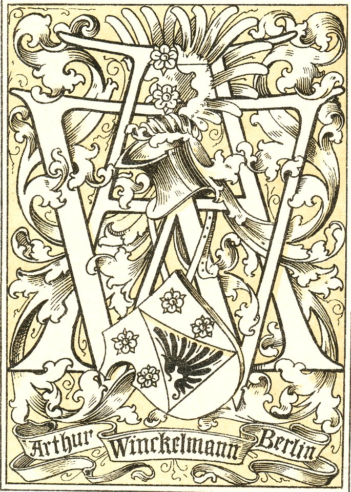 Ex Libris Arthur Winckelmann