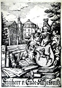 Ex libris Freiherr von Ende-Altjessnitz