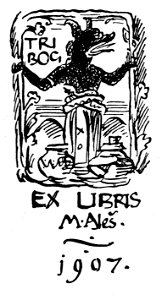Ex libris Mikoláš Aleš 1907