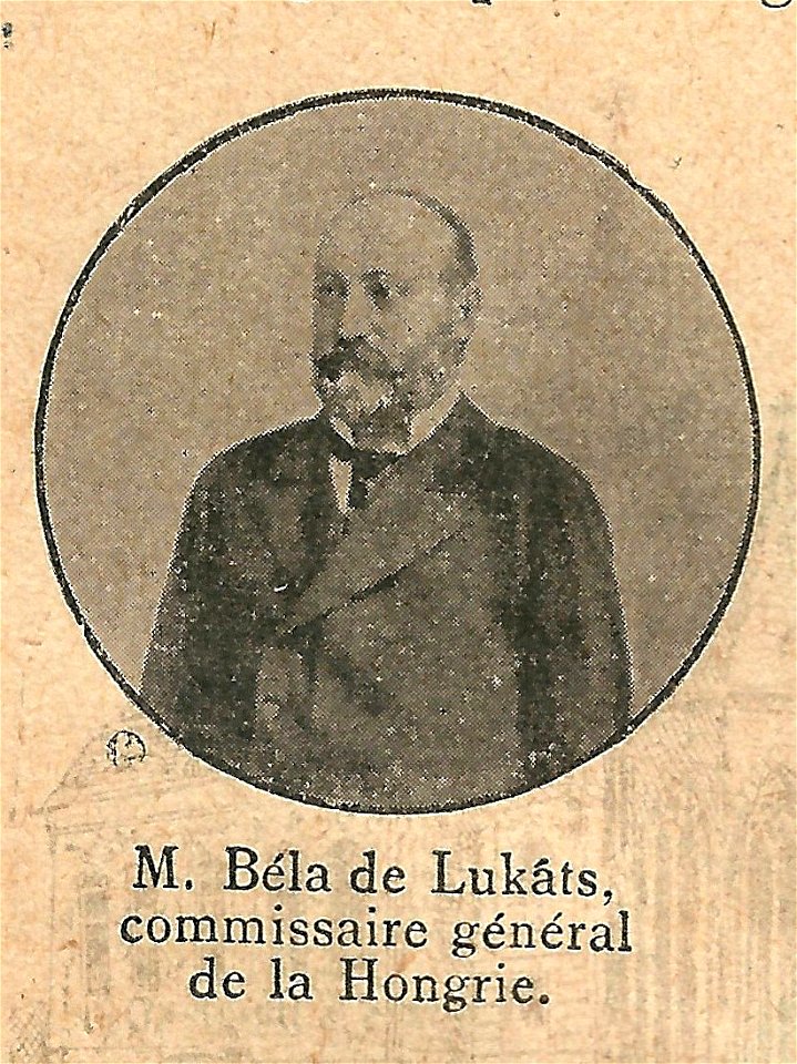 Expo 1900-commissaire général de Hongrie