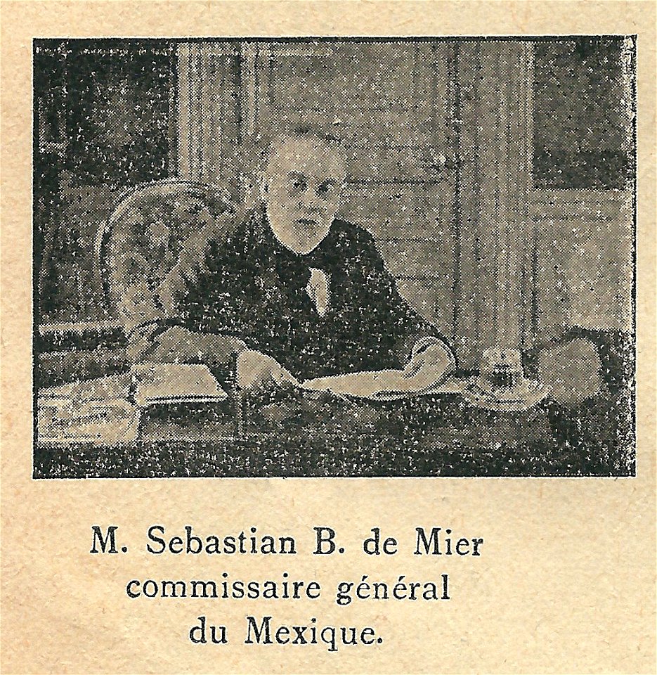 Expo 1900-commissaire général du Mexique
