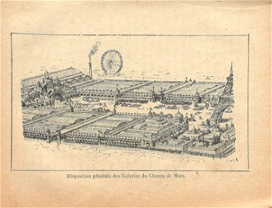 Expo 1900-les Galeries du Champs de Mars