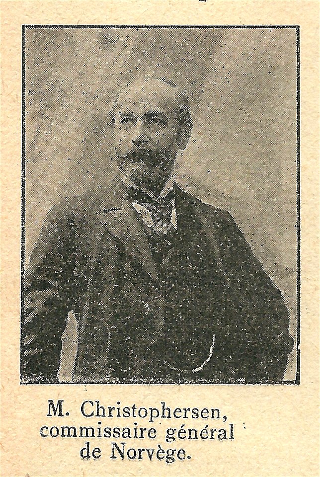 Expo 1900-commissaire général de Norvège