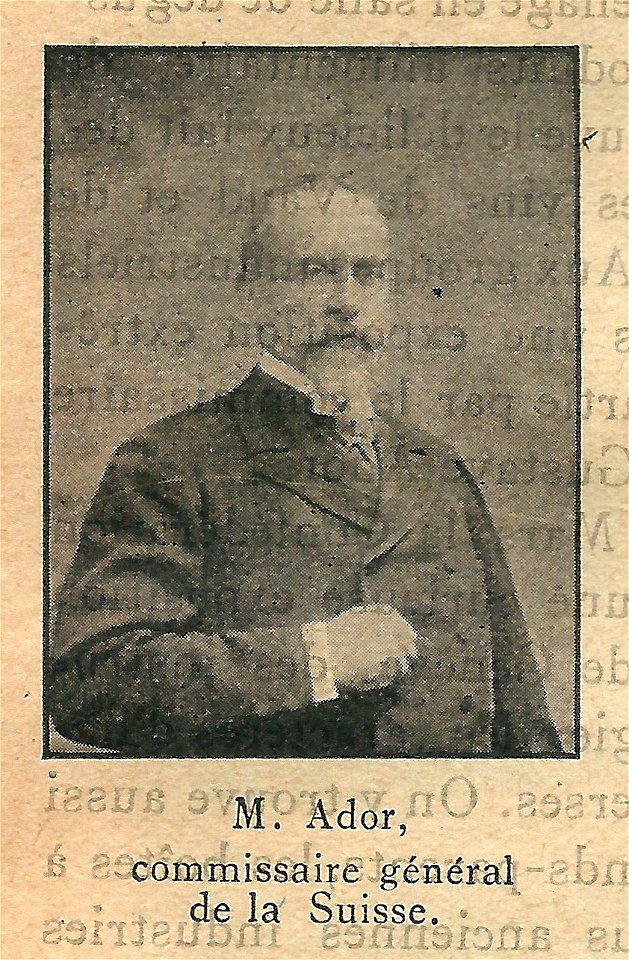 Expo 1900-commissaire général de Suisse