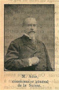 Expo 1900-commissaire général de Suisse