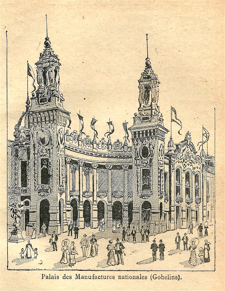 Expo 1900-le Palais des Gobelins-1