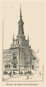 Expo 1900-palais de la Céramique-le minaret