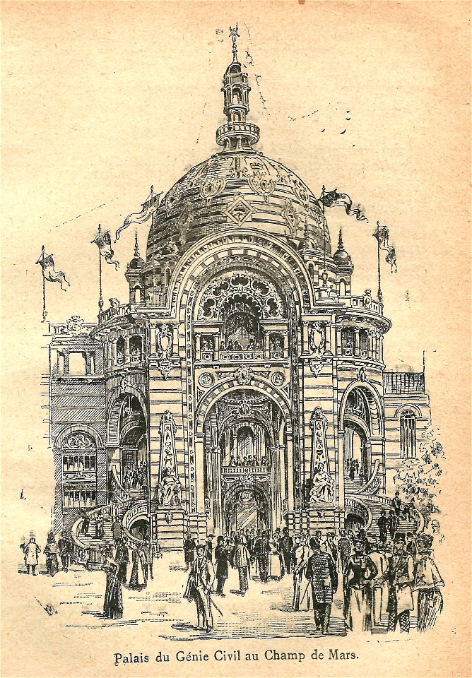 Expo 1900-palais du Génie civil-2