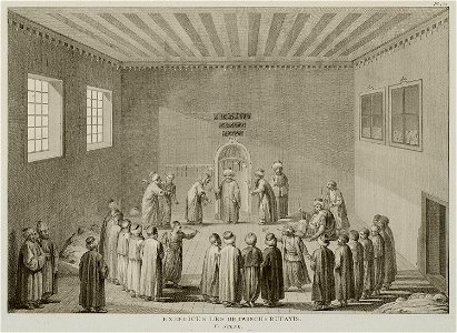 Exercices des derwischs Rufayis - D'ohsson Mouradgea - 1790