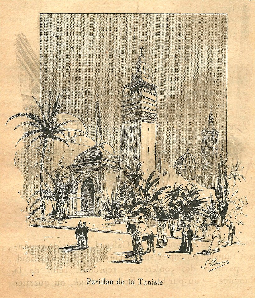 Expo 1900-pavillon de la Tunisie