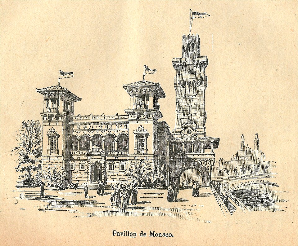 Expo 1900-pavillon de Monaco