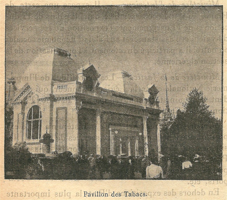 Expo 1900-pavillon des Tabacs