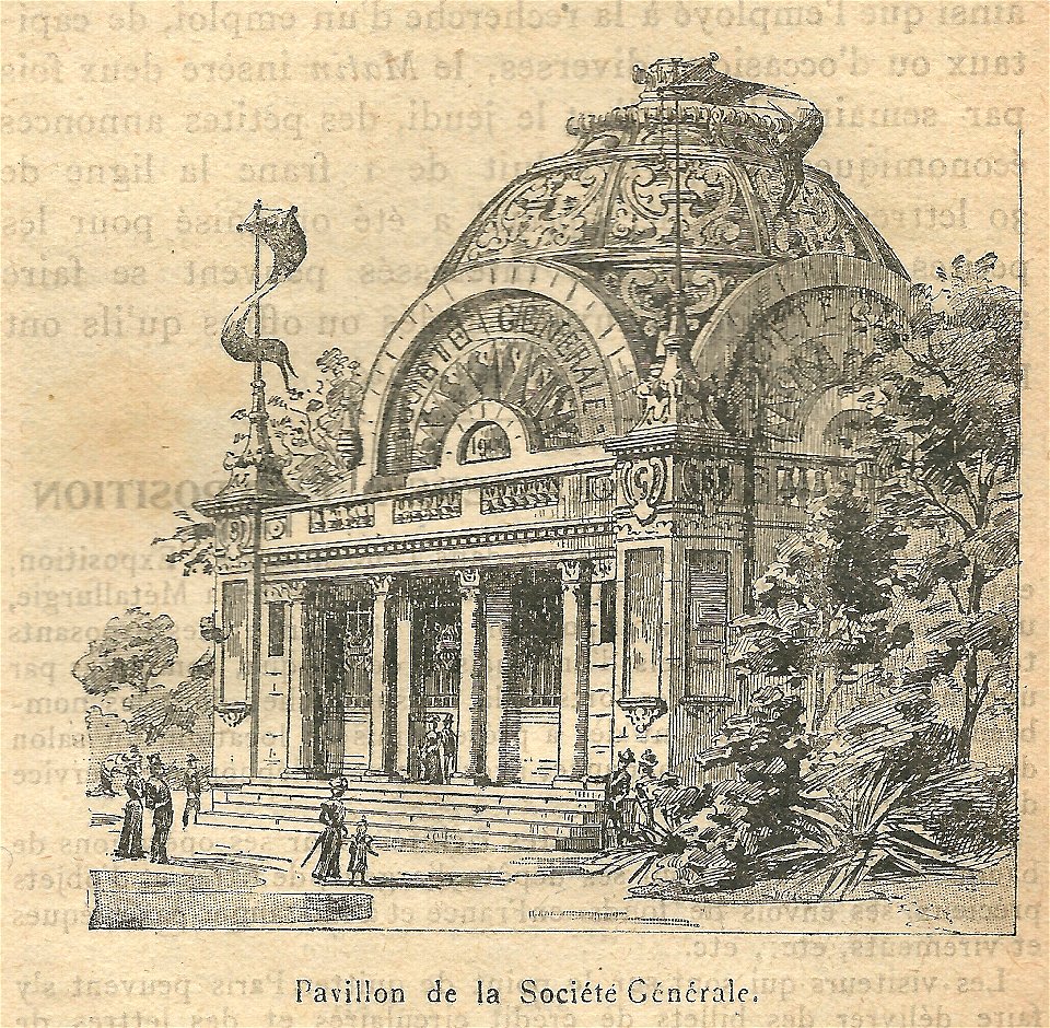Expo 1900-pavillon de la Société générale