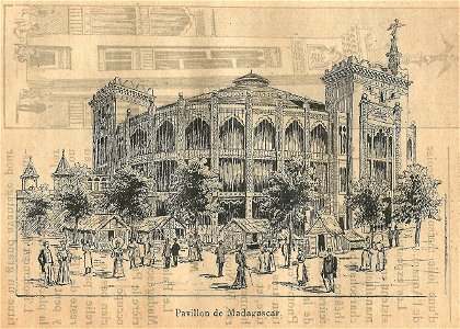 Expo 1900-pavillon de Madagascar-1