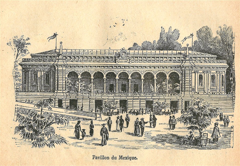 Expo 1900-pavillon du Mexique