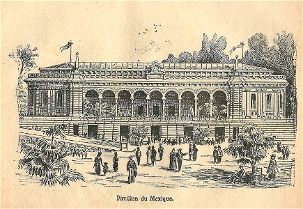 Expo 1900-pavillon du Mexique