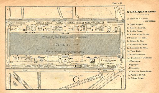 Expo 1900-plan division 3