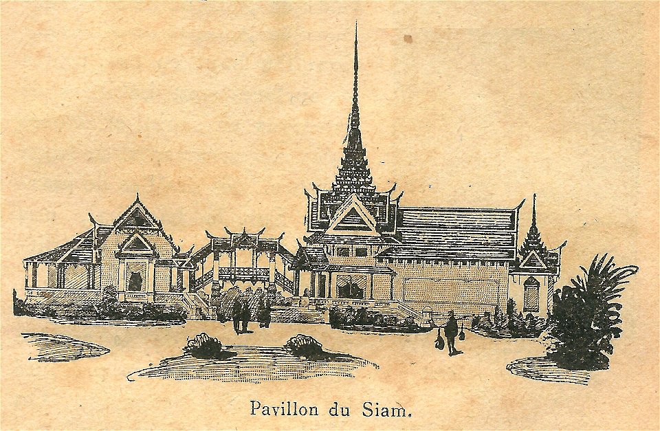 Expo 1900-pavillon du Siam