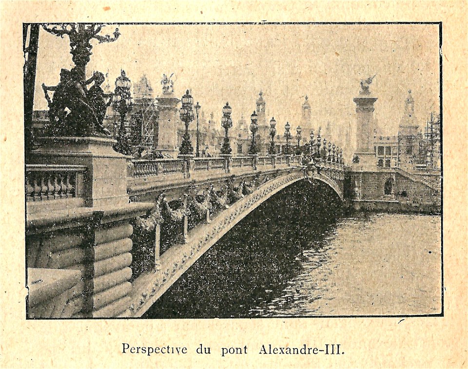 Expo 1900-pont Alexandre III-1