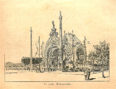 Expo 1900-porte monumentale-1