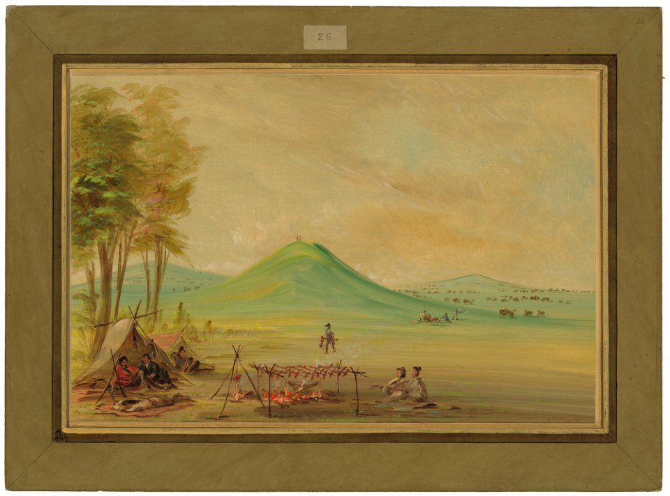 Expedition Encamped on a Texas Prairie. April 1686 C15895