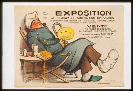 Exposition de tableaux de maîtres contemporains . . . vente au profit de l'oeuvre du soldat blessé ou malade. Galerie Georges Bernheim LCCN99613710