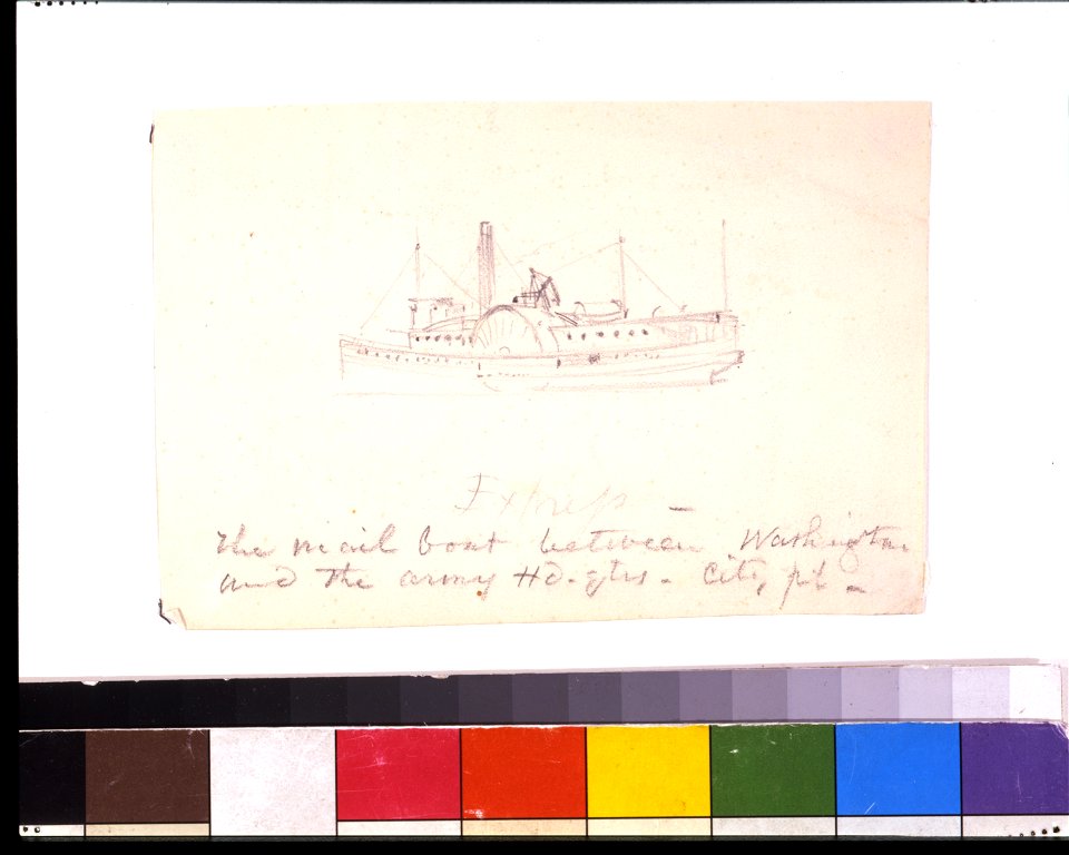 Express-the mail boat between Washington and the army hd.qts. City Pt. LCCN2004660233