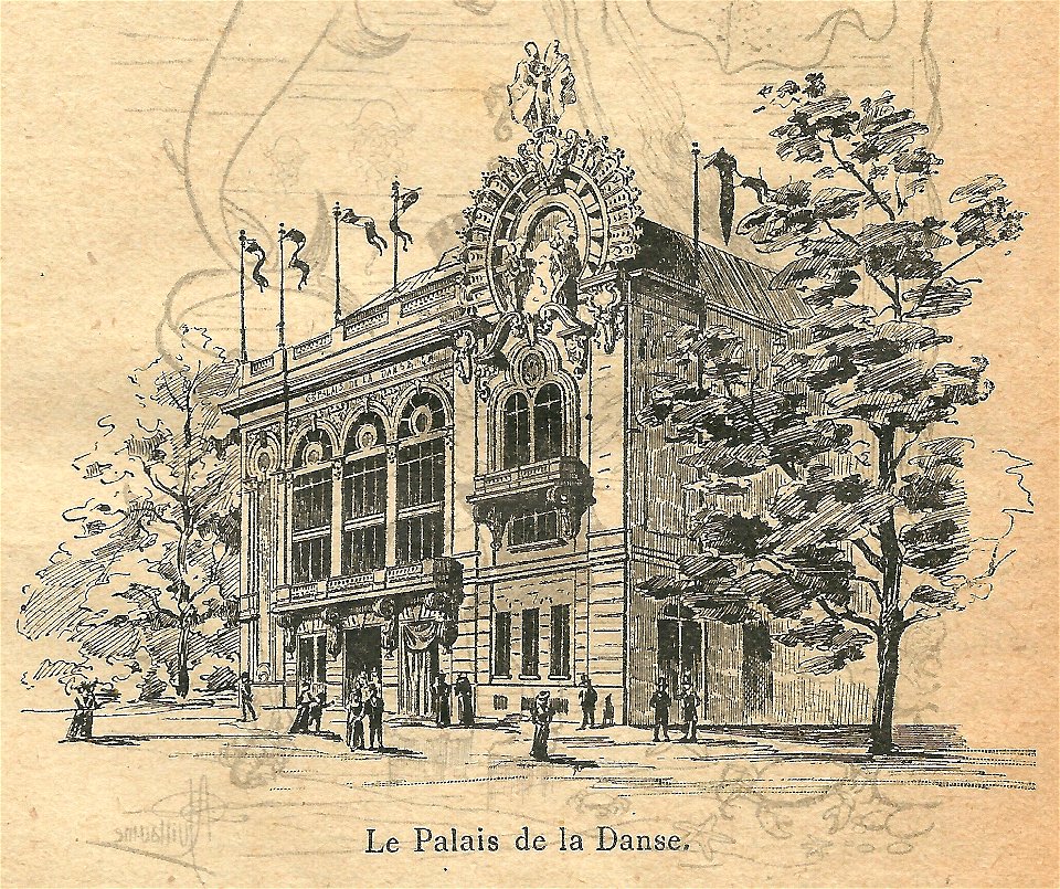 Expo 1900-attraction-le Palais de la Danse