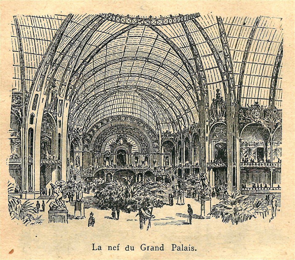 Expo 1900-Grand Palais-la nef