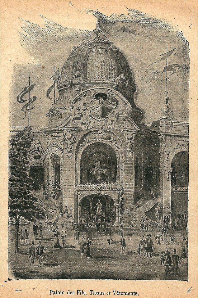 Expo 1900-le Palais des Fils, tissus & vêtements-1