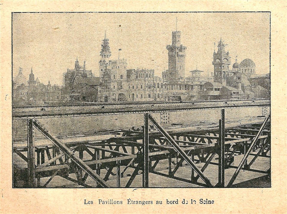 Expo 1900-les Pavillons étangers