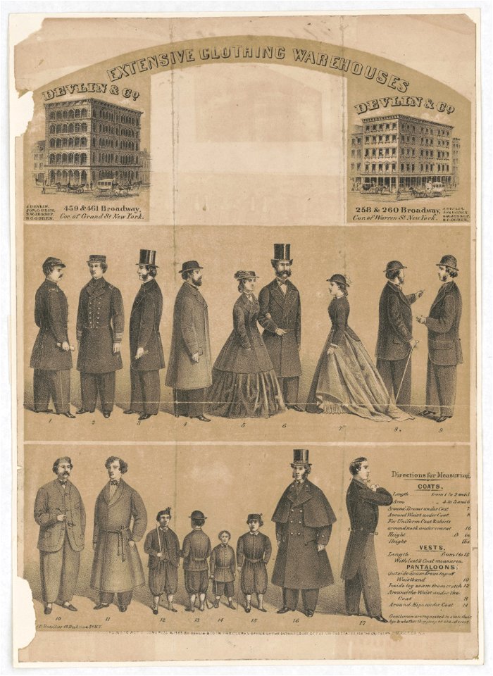 Extensive clothing warehouse, Devlin & Co. LCCN2003677589