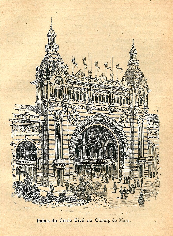 Expo 1900-palais du Génie civil-1