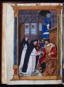 Explication des actes des apôtres - BL Harley4393 f2v (dédicace)