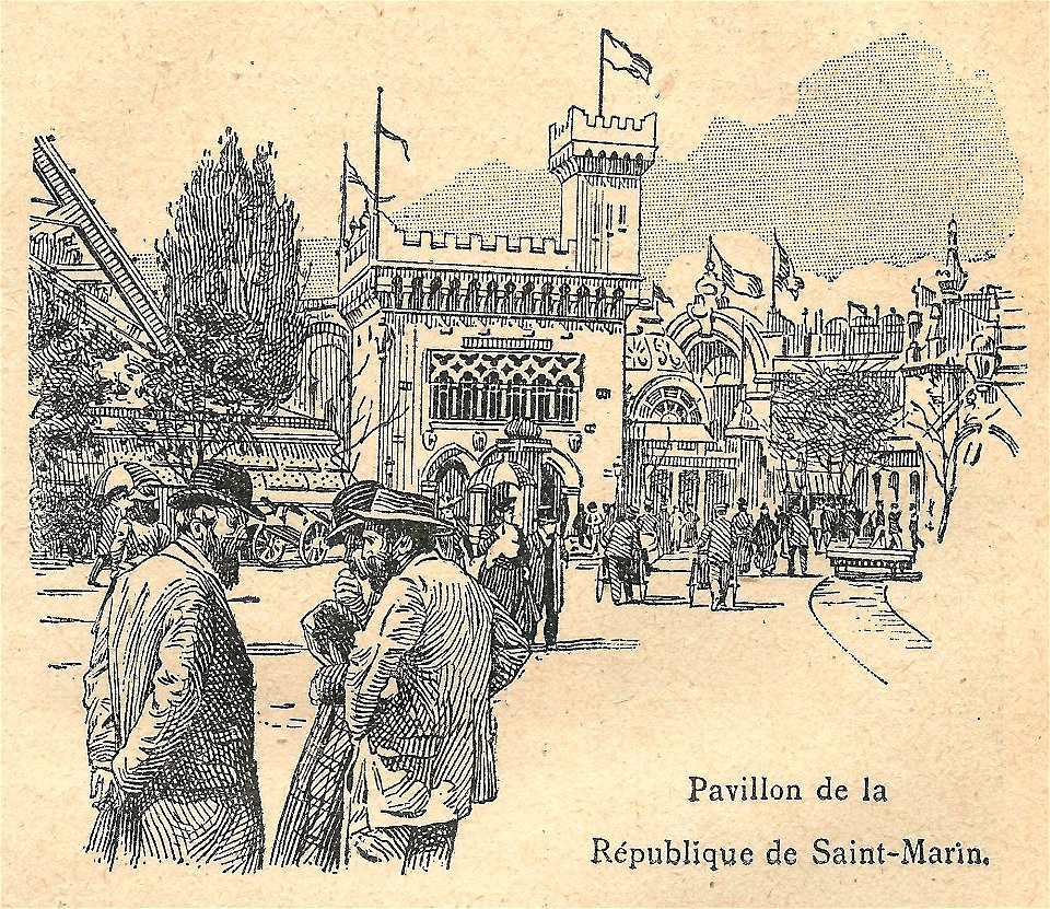 Expo 1900-pavillon de Saint-Marin