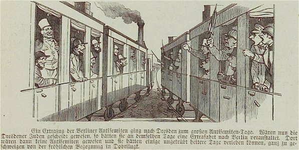 Extrazug der Berliner Antisemiten (Kladderadatsch, 1882-09-24)