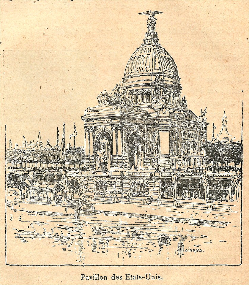 Expo 1900-pavillon des USA