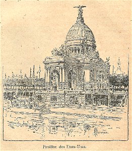 Expo 1900-pavillon des USA