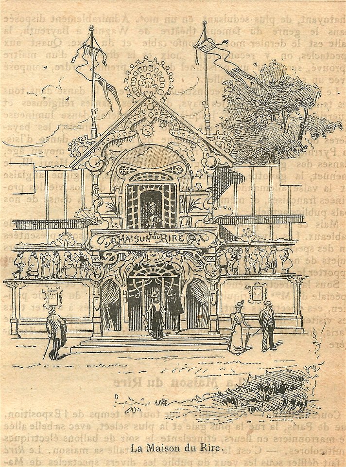 Expo 1900-attraction-maison du rire