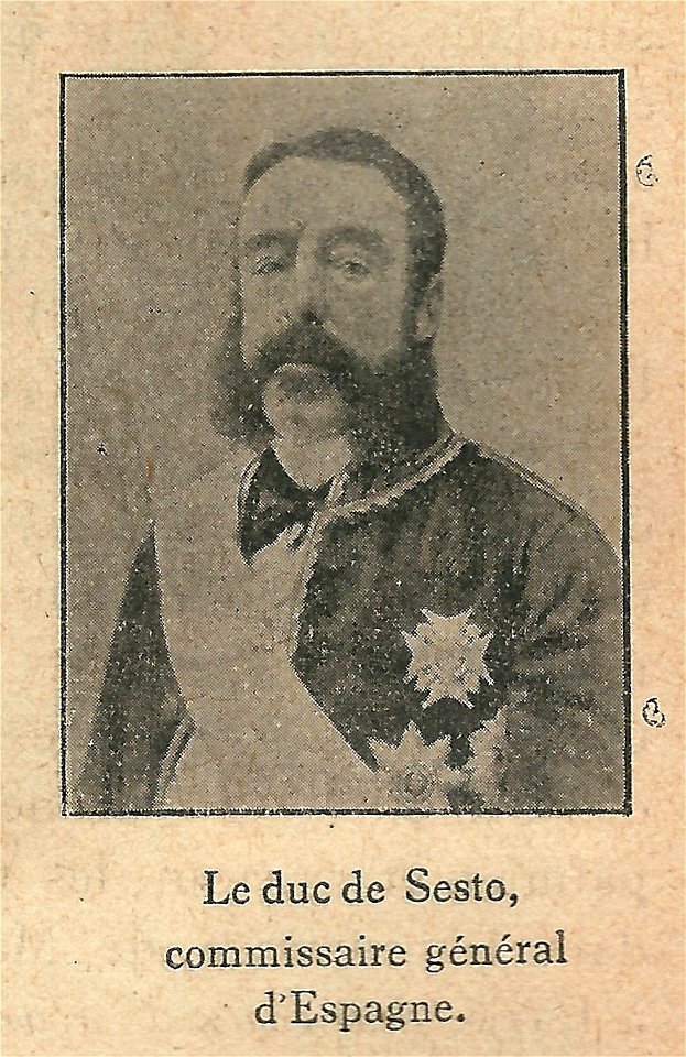 Expo 1900-commissaire général d'Espagne